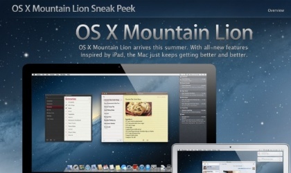Apple lanza el adelanto de OS X Mountain Lion