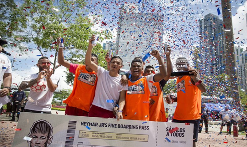 Panam participar en torneo de ftsal de Neymar Jr.