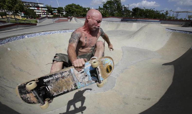 Pecas un pionero de la patineta en Panam