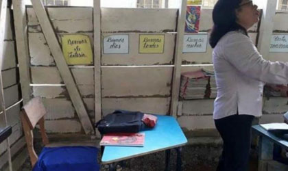 En la Escuela Bsica General de Piedra Roja reclaman psimas condiciones