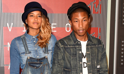 Pharrell Williams y su esposa tuvieron trillizos