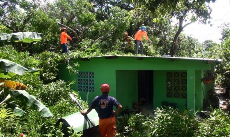 Familias afectadas por intensas lluvias