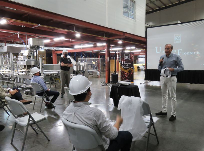 Instalan moderna planta de caf en del reconocido Caf 1820 en el Centro Logstico Parque Sur