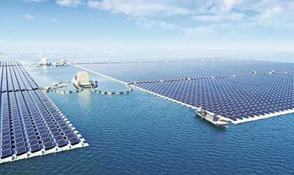 China apuesta por la planta solar flotante ms grande de la Tierra