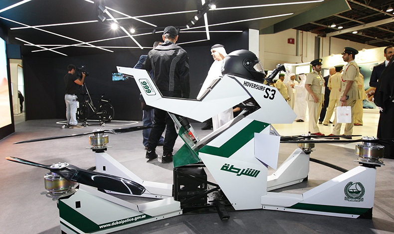 La polica de Dubai planea patrullar las calles desde las alturas con este nuevo juguete