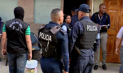 PN cierra el permetro a los delincuentes en Santa Ana
