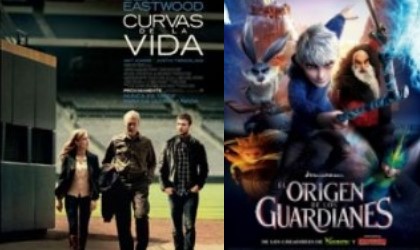 Estrenos para este fin de semana: Curvas de la Vida y estreno oficial El Origen de los Guardianes