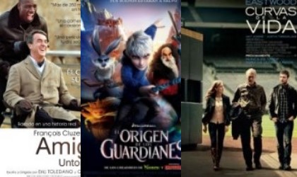 Estreno de hoy: El origen de los guardianes, Amigos y Curvas de la Vida