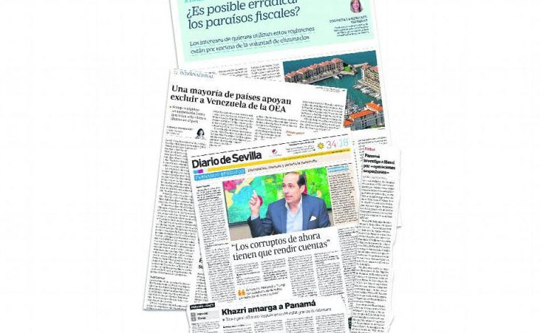 As resea la prensa europea las noticias de Panam