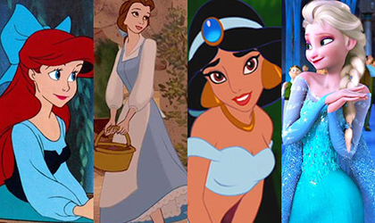 Por qu la mayora de las princesas de Disney visten de azul?