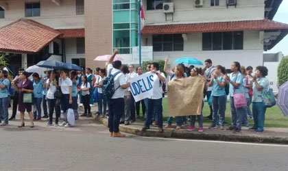 Estudiantes de UDELAS, piden mejoras en el presupuesto y espacios para las clases