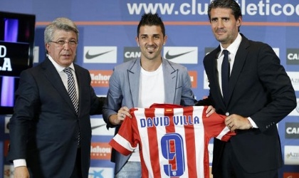 David Villa nuevo jugador del Atltico Madrid