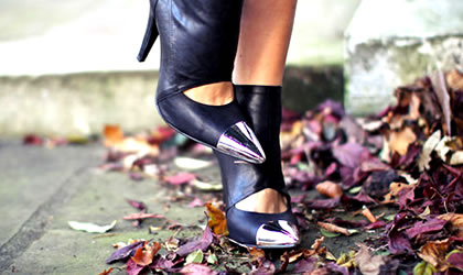Zapatos con puntas de Metal lo ms Chic esta temporada