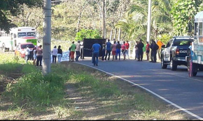 Residentes de Pacora protestan contra visitantes
