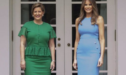 Melania Trump y Lorena Castillo Quin visti mejor?