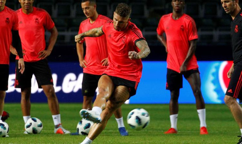 Real Madrid se enfrenta al Atltico de Madrid por la Supercopa