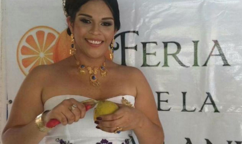 Daira rias Magalln tomar posesin como reina de la Feria de La Naranja
