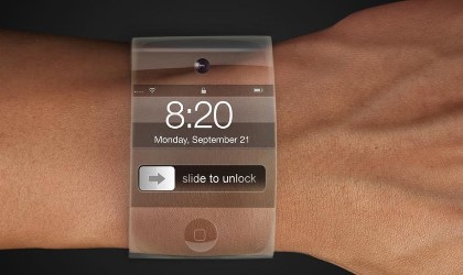 Reloj de Apple con innovadora pantalla flexible