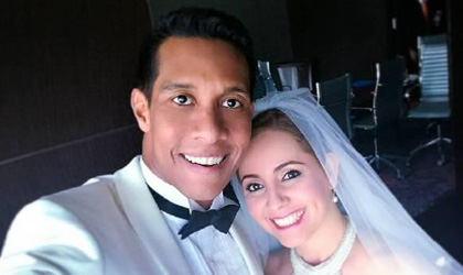 Ricardo Jaramillo y Kathy Vergel ya se echaron al agua