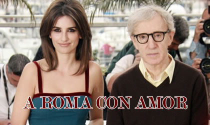 Afortunados a entrada A Roma con Amor