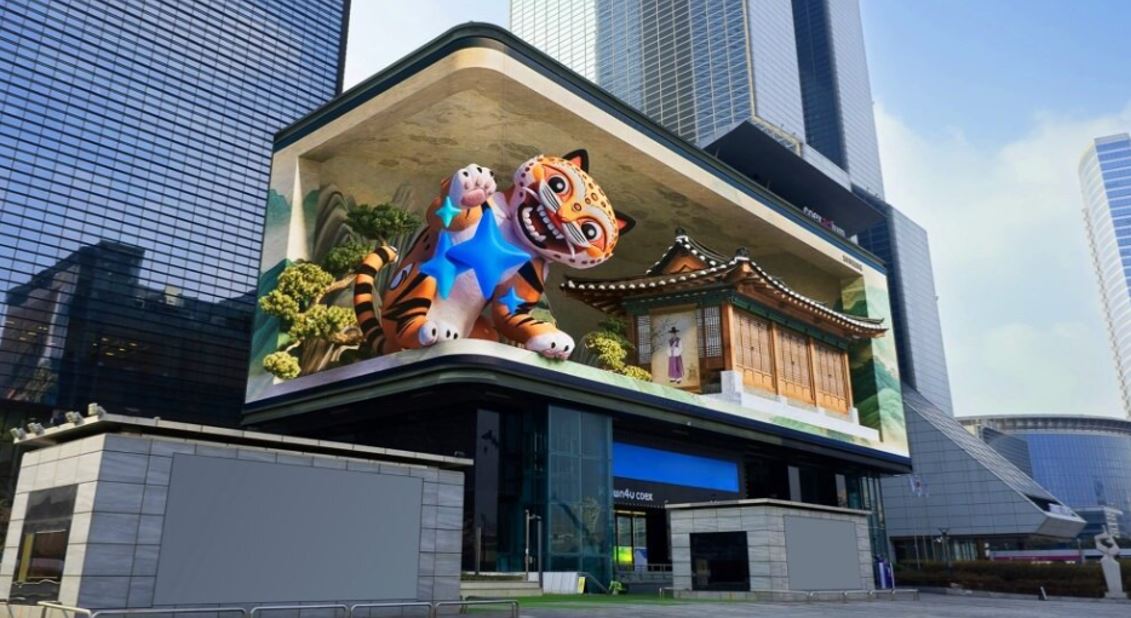El boom del marketing 3D: pantallas gigantes crean escenarios hiperrealistas a cielo abierto