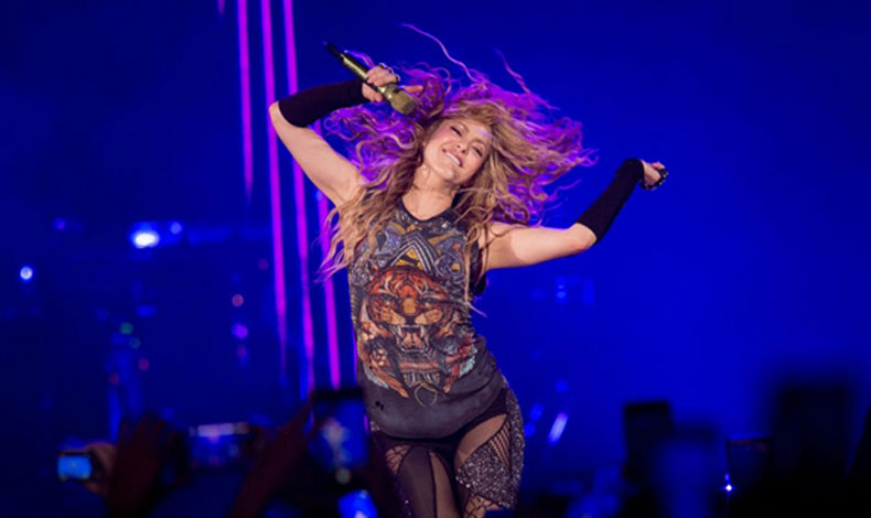 Shakira est muy agradecida con la primera etapa de su gira