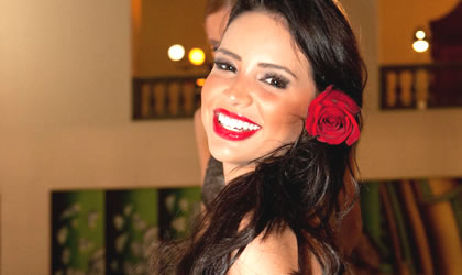 Sheldry Saez sufri hoy un pequeo accidente