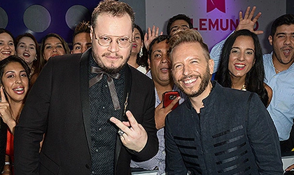 Noel Schajris y Leonel Garca se llevan mejor que nunca