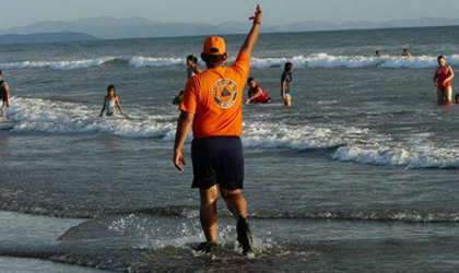 Sinaproc resguarda las playas en temporada de fiesta nacional