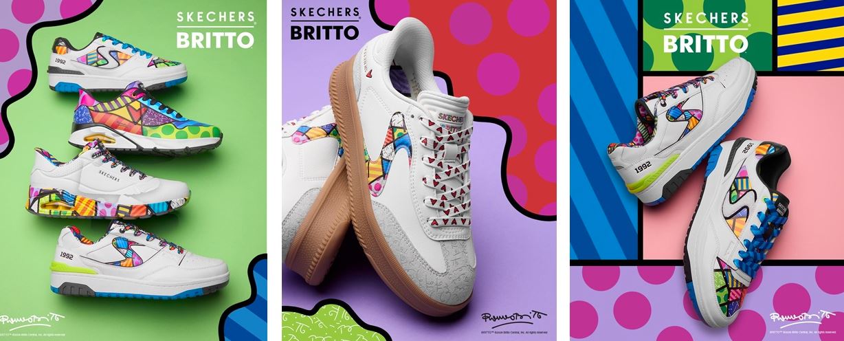 SKECHERS se une al aclamado artista Romero Britto para una colorida colecci�n de edici�n limitada