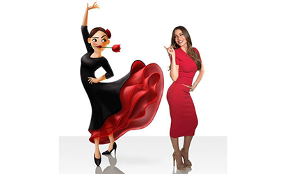 Sofa Vergara ser el emoji de flamenca