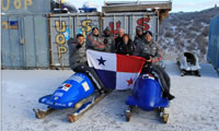 Equipo de Spirit of Panam� hace Patria