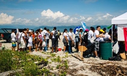 Festival Abierto y Tortuguas realizan limpieza de playa en Punta Chame