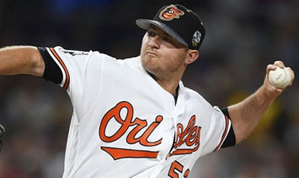 Zach Britton acuerda por $11.4 millones con los Orioles