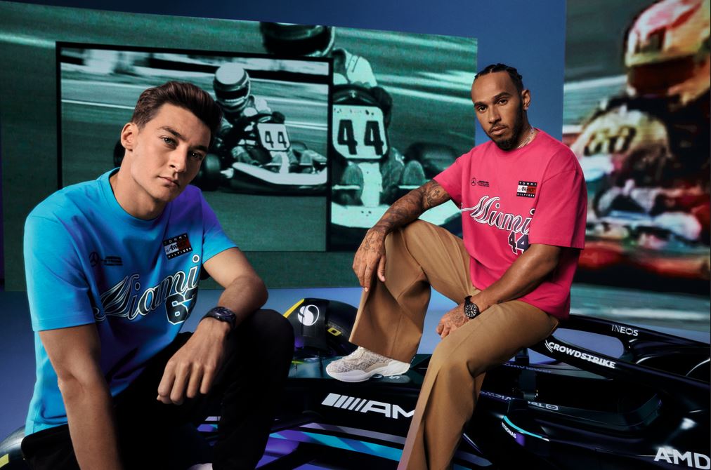 Tommy Hilfiger junto al equipo Mercedes-AMG Petronas de Formula 1 y Awake NY lanzn su colab en el Gran Prix de Miami