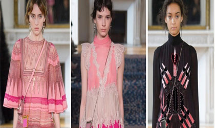 Tonalidades rosas invaden el mundo de la moda