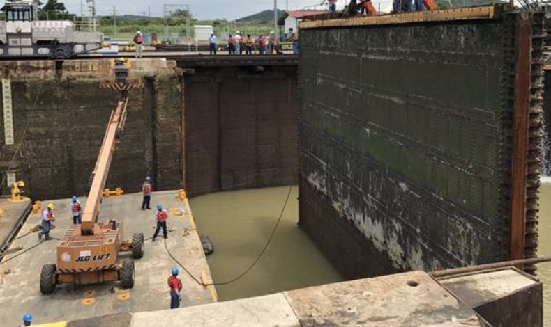 Trabajos en las esclusas de Miraflores se mantendrn por 10 das