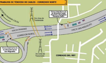 Este jueves ser inhabilitado un tramo del Corredor Norte