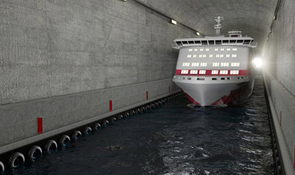 Noruega construir� el primer t�nel para barcos del mundo
