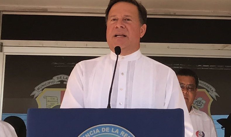 Presidente Varela encabeza actos en La Chorrera