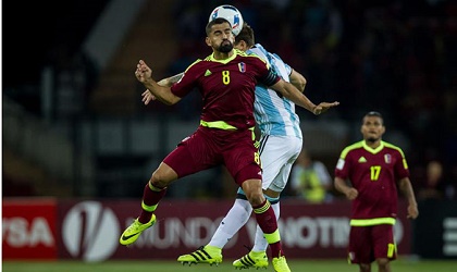 Venezuela dej escapar la victoria ante Argentina