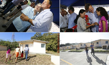 Entregan viviendas a familias en Colonias de Azuero