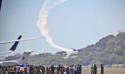 Aviones  se tomaron el cielo panameo