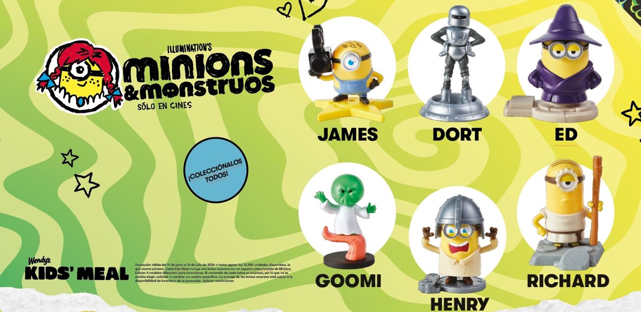 �Invasi�n amarilla! Minions & Monsters se toman Wendy�s Panam�