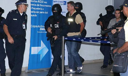 West Valds llega a Panam requerido por la justicia