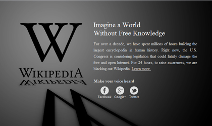 Crisis en la web: Wikipedia, Wordpress y Cuevana offline