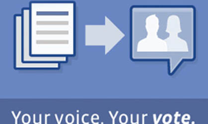 Facebook incentiva la democracia  y aade el botn Ya Vot