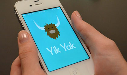 'Yik Yak', la red social que utiliza la geolicalizacin para enlazar personas