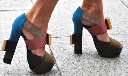 Tacn cuadrado estn de moda