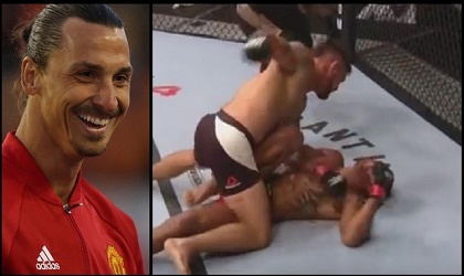 Ret a Ibrahimovic a una pelea y lo humillan en la UFC